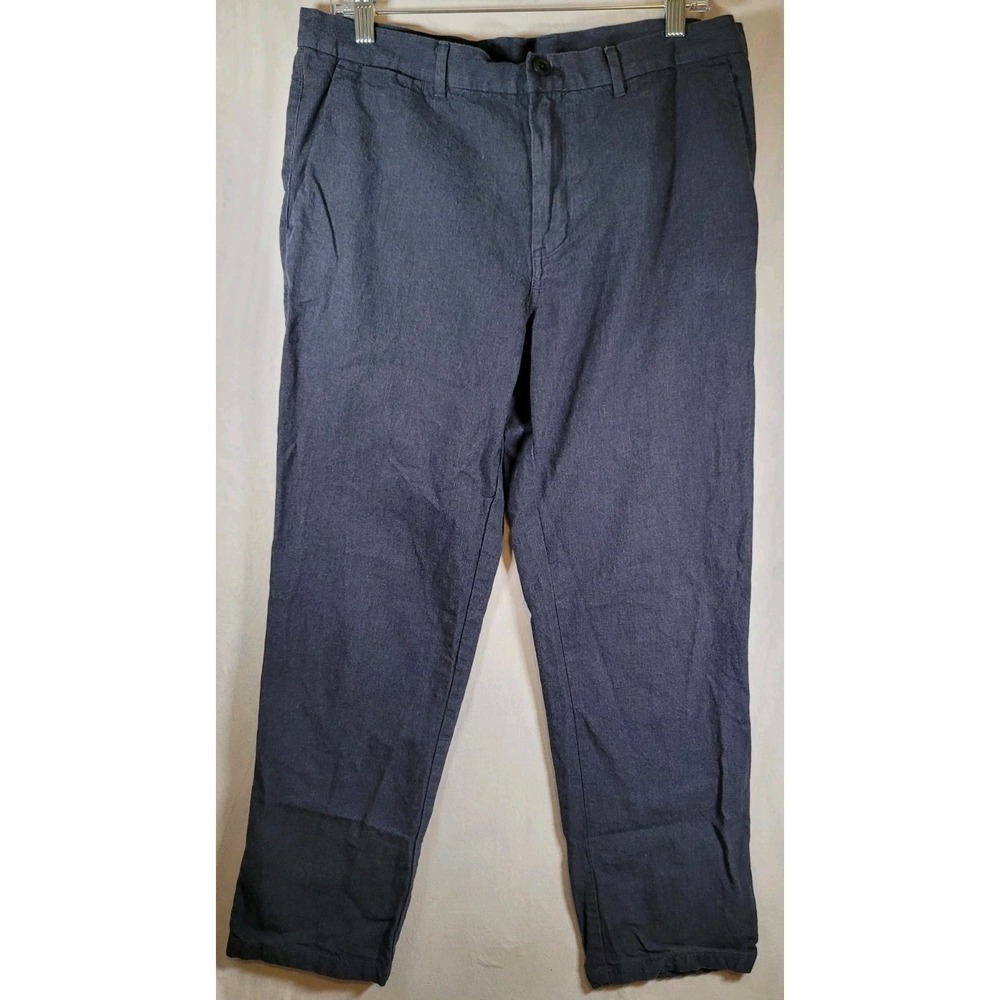 Calvin Klein Slim Fit Pants Mens Size 33x32 Charcoal Gray Soft Cotton